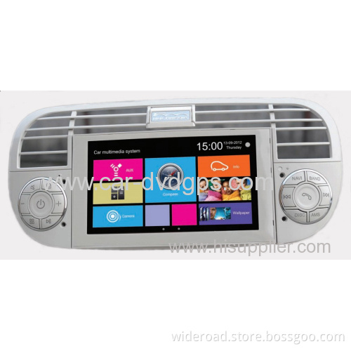 Special Car Dvd For Fiat 500 Navigation Gps Radio Tv Bt Canbus Blue&me